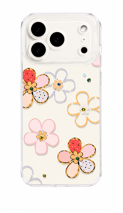 Colorful Daisy Charm Phone Case