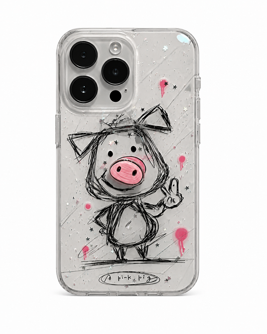 Cute Piggy Nose Spin Case