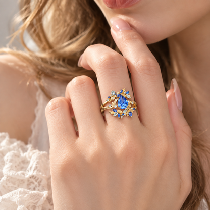 Sapphire Garden Ring