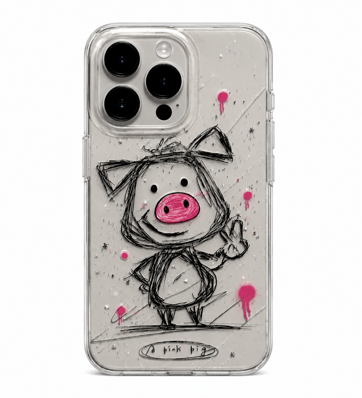 Cute Piggy Nose Spin Case