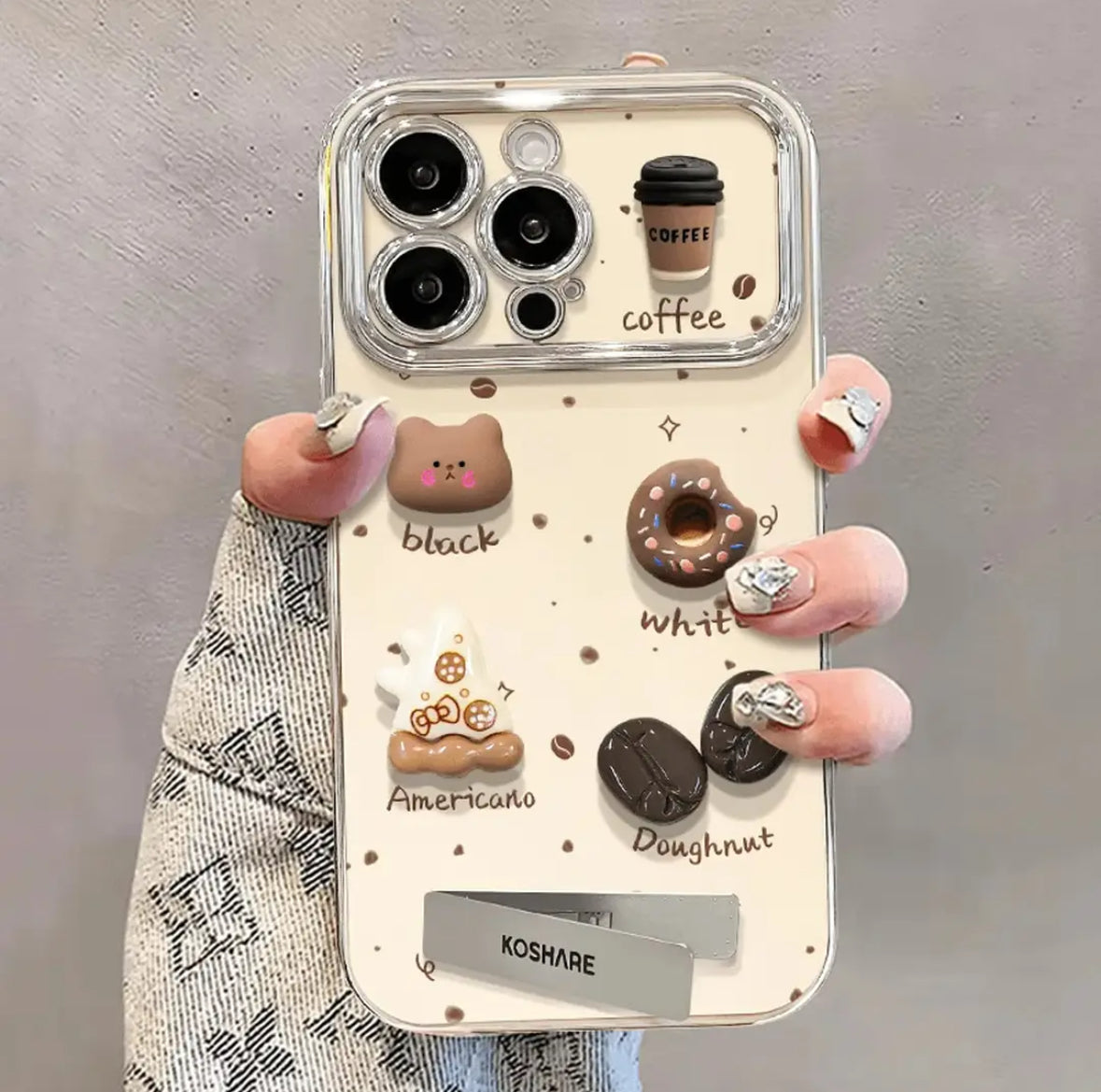 Sweet Coffee Café Charm Case