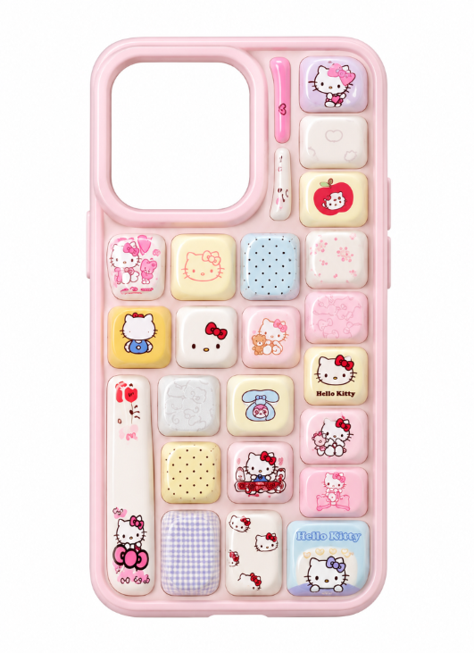 🎀 Sweet Pink Keycap Phone Case