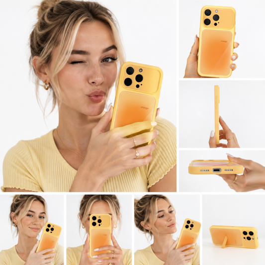 Sunset Orange Aura Case