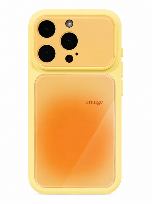 Sunset Orange Aura Case
