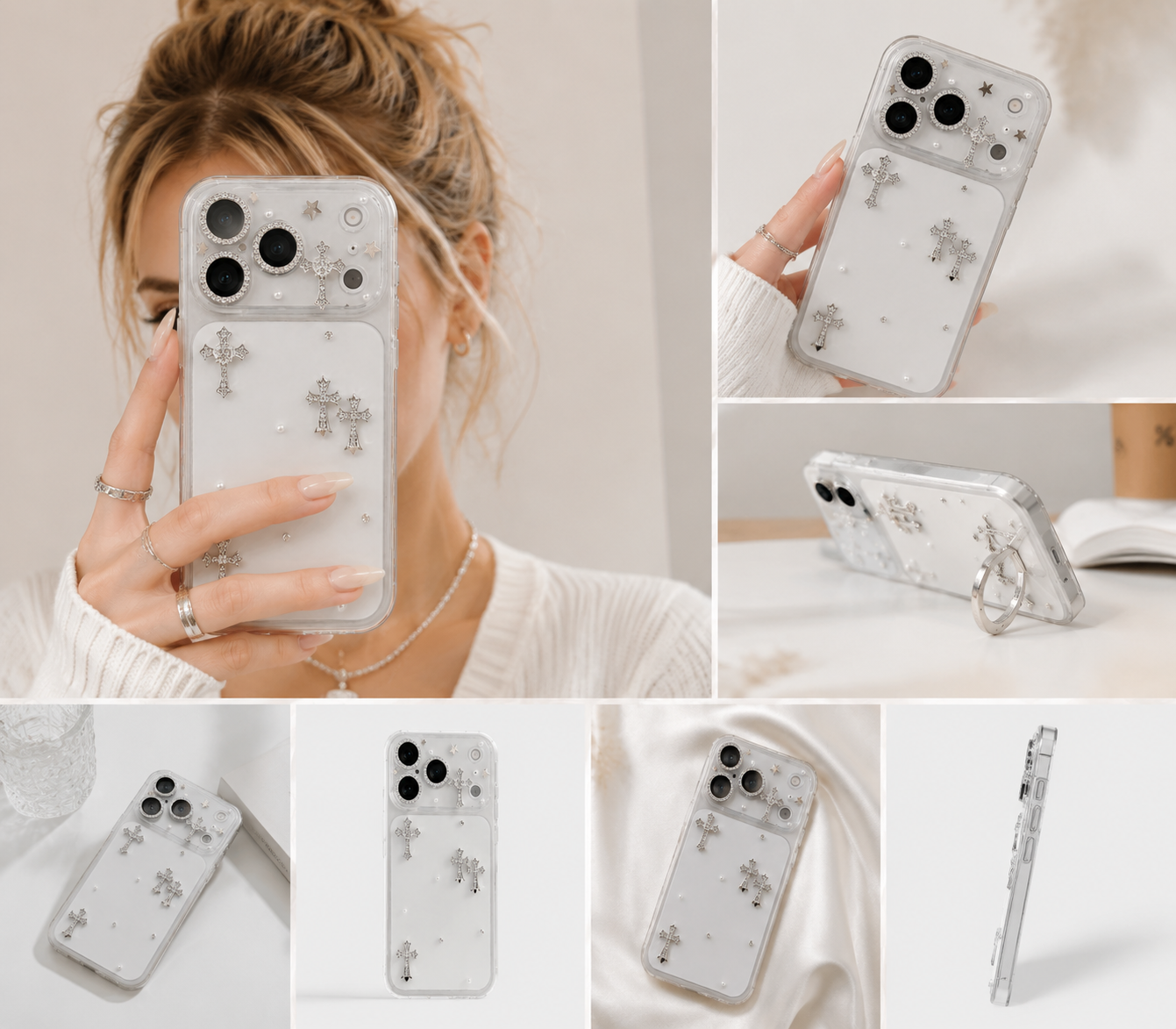 Divine Pearl Cross Case