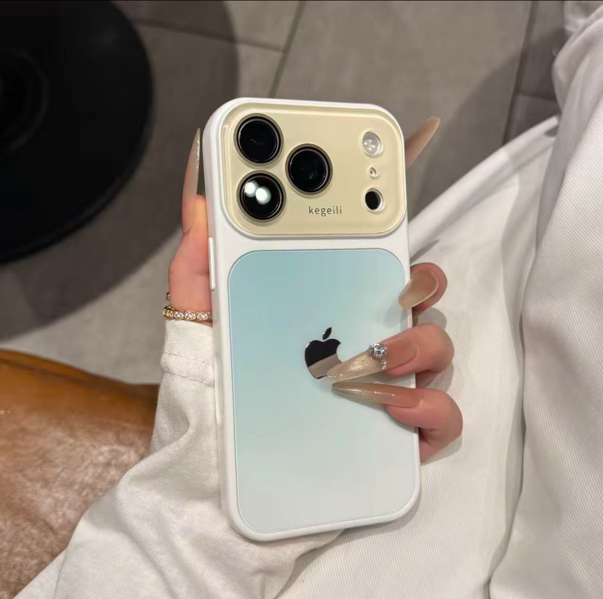 Luxury Gradient Color-Block Full Coverage Phone Case