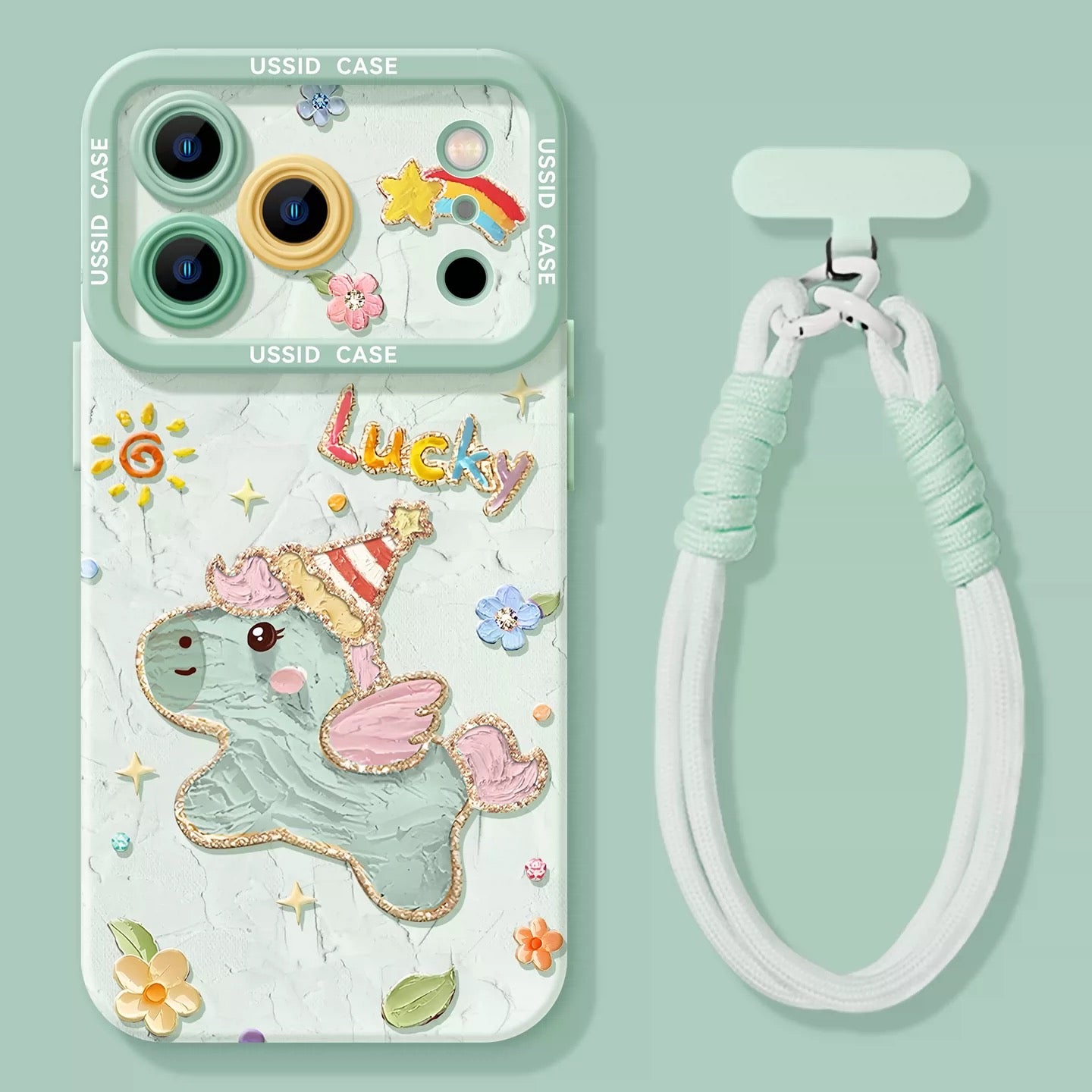 Golden Luck Unicorn Case