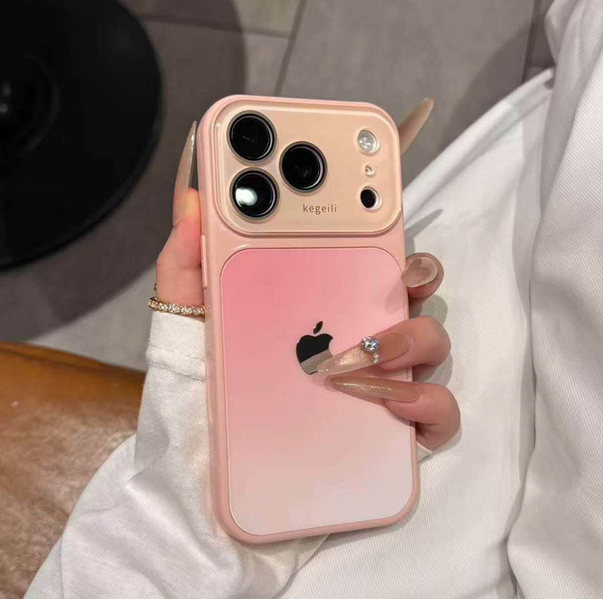 Luxury Gradient Color-Block Full Coverage Phone Case