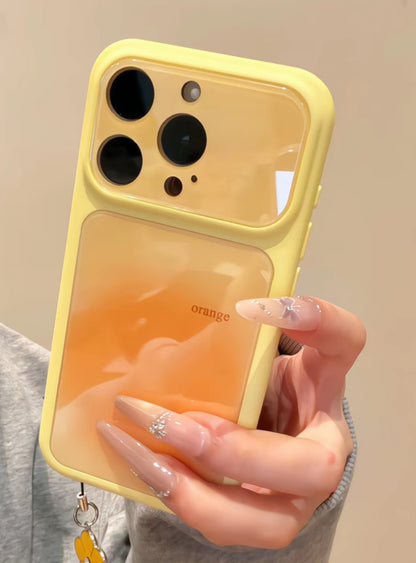 Sunset Orange Aura Case