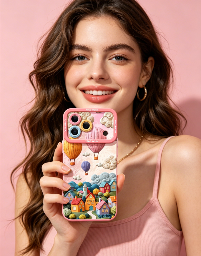 Dream Balloon Pastel Phone Case Set