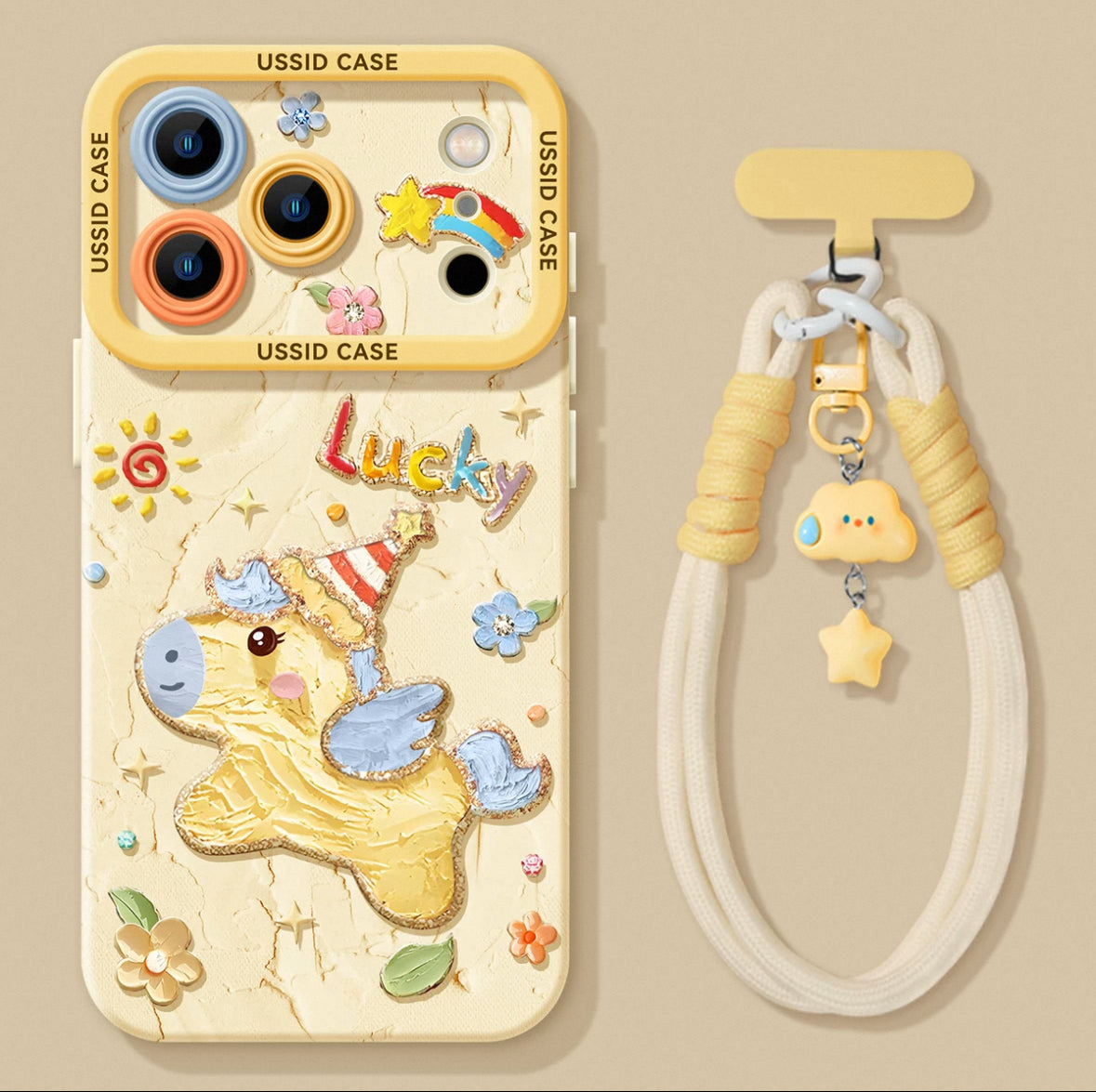 Golden Luck Unicorn Case
