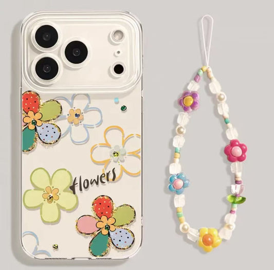 Colorful Daisy Charm Phone Case