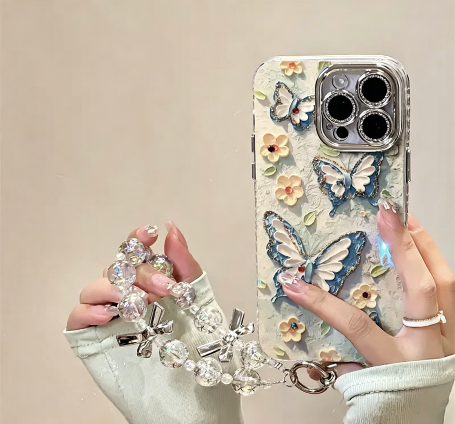 Butterfly Garden Pearl Case