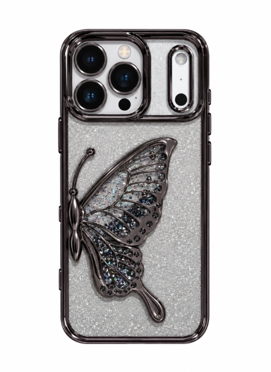 ✨ Crystal Butterfly Luxe Case