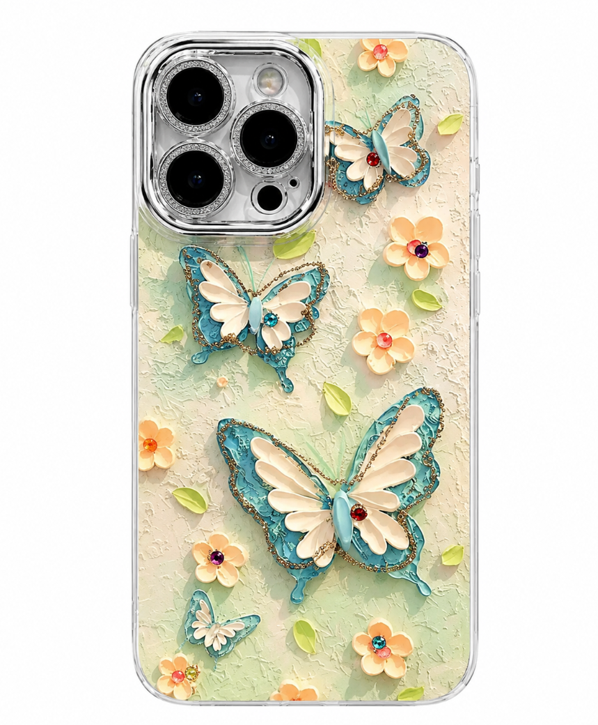 Butterfly Garden Pearl Case