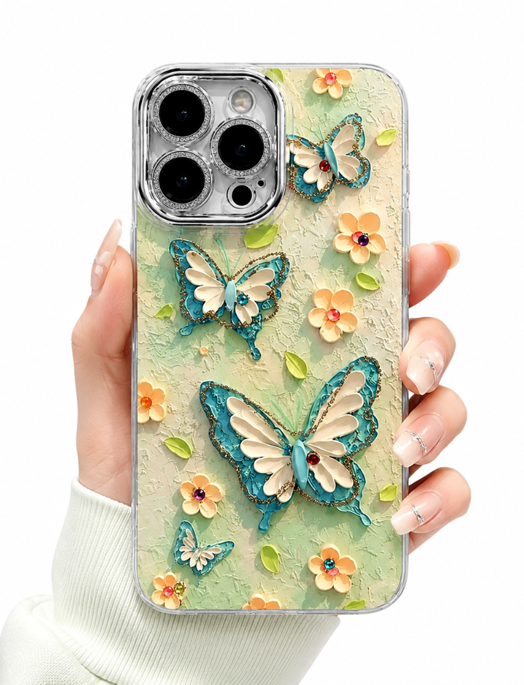 Butterfly Garden Pearl Case