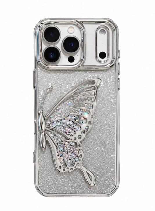 ✨ Crystal Butterfly Luxe Case